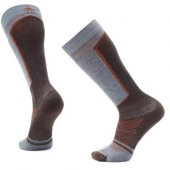 Smartwool Calcetines Largos Target Cushion Otc para hombre, color castaño, tamaño medium