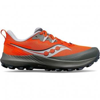 Zapatillas de Trail Running Saucony Peregrine 14 para Hombre en Color Rojo y Gris