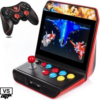 Consola Retro Full HD 12 Pulgadas para Un Jugador con 8GB y 1000 Juegos - DAM Rojo