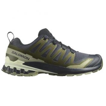 Salomon - Zapatillas de trail running XA Pro 3D V9 para hombre en color verde oliva y negro, talla 49(1/3)