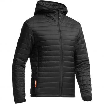 Icebreaker aislante capucha para hombre de manga larga con cremallera Chaqueta de estratos, otoño/invierno, hombre, color Negro - negro, tamaño S