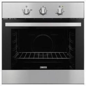 Horno Independiente Zanussi ZOB12401XK Inoxidable, 79L, Clase Energética A-10%, Color Negro