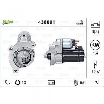 Motor de Arranque Valeo 438091 - Tipo: Motor de arranque, Marca: Valeo, Modelo: 438091, Características: Alta eficiencia, Diseño compacto, Fácil instalación, Durabilidad mejorada