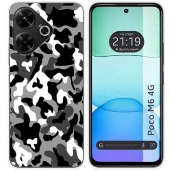 Funda de Silicona Camuflaje Snow para Xiaomi Poco M6 4G