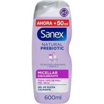 Gel de ducha Sanex Dermo Natural Prebiotic Calmante Piel Seca 600ml