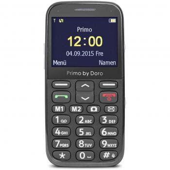 Teléfono Móvil Doro Primo 366, Táctil de 2.3, 0.3 MP, con Cargador y Botón SOS, Negro