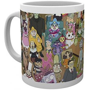 GB eye Taza Rick & Morty Characters, Multicolor, Unico