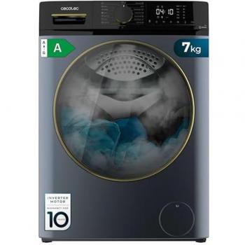 Lavadora de Carga Frontal Cecotec Bolero DressCode 7610 Inverter 7 Kg Ice Blue A, 1400 Rpm, Clase A, Función Con Vapor, Motor Inverter Plus, 15 Programas