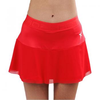 Falda Drop Shot Caima Mujer - Rojo