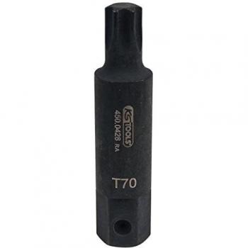 Inserto de impacto KS Tools para tornillos Torx L=107mm, T70