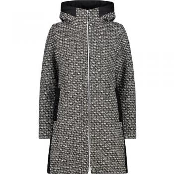 CMP Women's Softshell Hoodie Coat - Dark Grey - Size 46