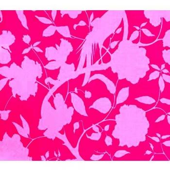 Equipo DRT Senso - Papel pintado, con diseño floral, color rosa, 1 rollo