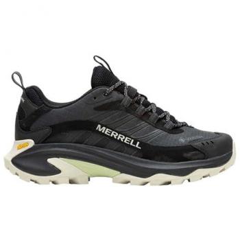 Zapatillas de montaña Merrell Moab Speed 2 GTX - Negro Mujer, Talla 38.5 EU, Zapatilla trekking con tecnología Gore-Tex, diseño unisex adulto