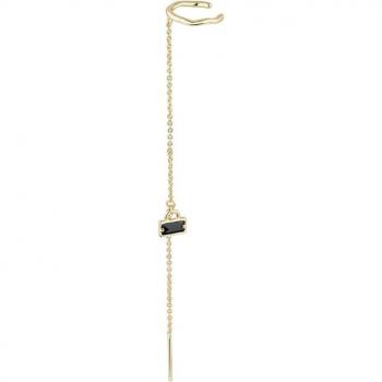 Ear Candy - Piercing múltiple Anuska de plata bañado en oro 18k