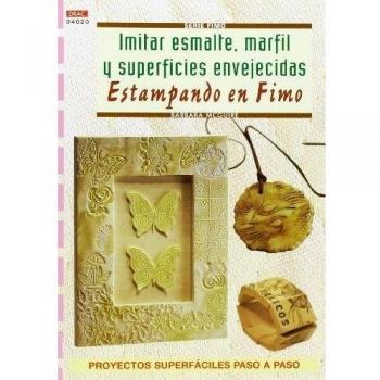 Serie Fimo nº 20. IMITAR ESMALTE, MARFIL Y SUPERFICIES ENVEJECIDAS ESTAMPADO EN FIMO