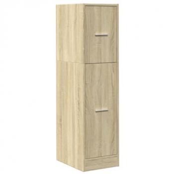 vidaXL Apothecary Cabinet Sonoma Oak 30x41x118 cm Engineered Wood