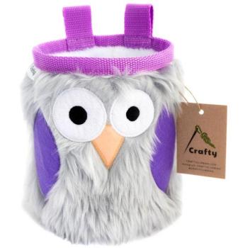 Crafty Climbing - Owl (Eulen Chalkbag) , Modell-Crafty:Lavender Owl