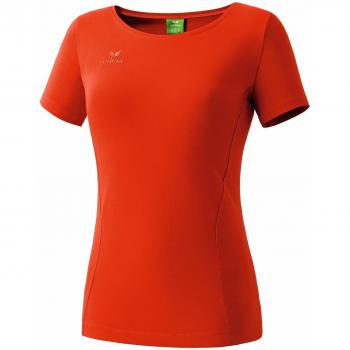 Erima Uni T - Camiseta de running para mujer, tamaño 34 UK, color rojo