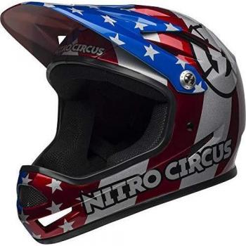 BELL Sanction Casco Integral MTB, Unisex, Nitro Circus Gloss Cover Case Negro, Large/58-60 cm