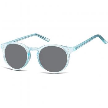SmartBuy Collection Oval Full Rim Plastic Men's Prescription Sunglasses Blue Size 48