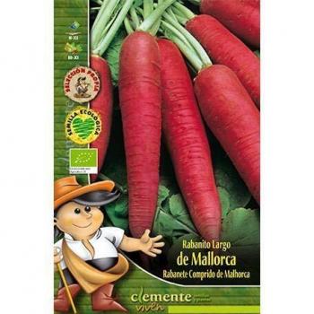 Semillas ecológicas de Rabanito Largo De Mallorca