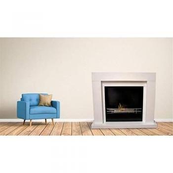 Tecno Air System BioauDIN B - Chimenea de bioetanol, Color Blanco