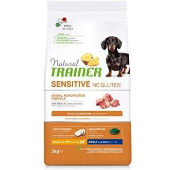 Croquetas Naturales Trainer Sensitive Sin Gluten para Perros Adultos Mini con Cerdo - 2 kg