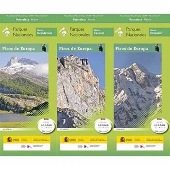 P.N. Picos de Europa. 3 mapas. Escala 1:25.000. IGN/CNIG - Aa.vv