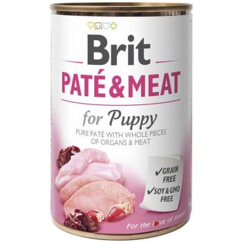 Alimento Húmedo para Cachorros Brit Paté & Carne - 400g