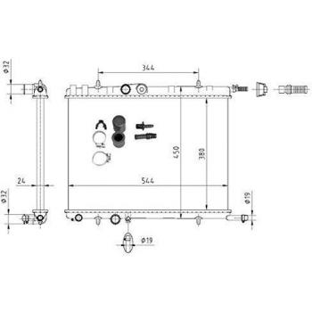 Nrf 53424A Refrigerantes del Motor