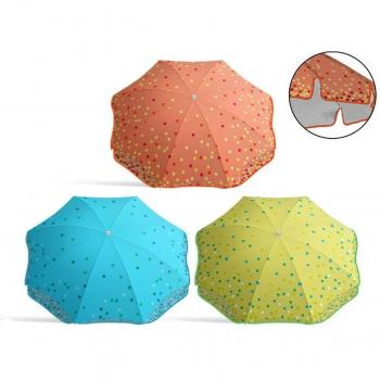 Sombrilla de Jardín Ajustable Ø 200 cm - Aluminio - 100% Nylon