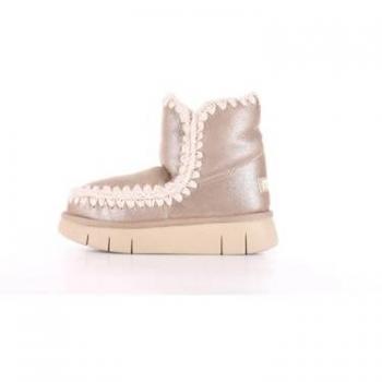 Botines Mou Eskimo 18 Bounce para Mujer, Color Platino/Gris/Negro, Talla 38-39, Casual y Cómodos