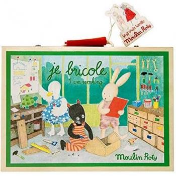 Maletín de Herramientas de Madera La Gran Familia Moulin Roty