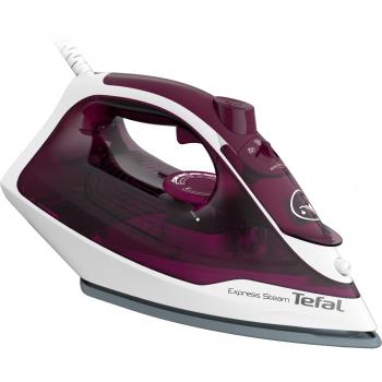 Tefal Express Steam FV2835E0 Plancha vapor-seco Suela de Cerilium 2400 W Púrpura, Blanco