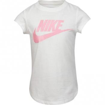 Camiseta de Manga Corta Infantil Nike Futura SS Blanco