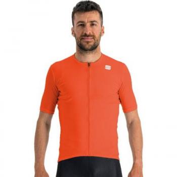 Maillot Sportful Matchy de manga corta rojo anaranjado - Talla L