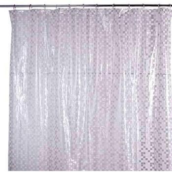 Cortina de Ducha nórdica Gris de PVC para Cuarto de baño de 180x180 cm Fantasy - LOLAhome