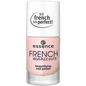 Essence French Manicure Beautifying Nail Polish - 02 Forever French, Nude, Glossy, Translucent, Acetone-Free, Vegan (10ml)