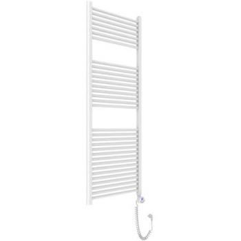 Calentador de Toallas Eléctrico con Termostato Ajustable 60x150 en Acero Blanco