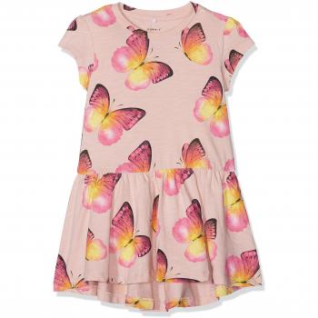 NAME IT Nmfkimmie SS Dress, Vestido para Bebés, Rosa