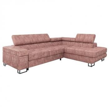 Sofá rinconero Comfivo 247, con función de descanso y caja de ropa de cama, dimensiones 271 x 203 x 71 cm