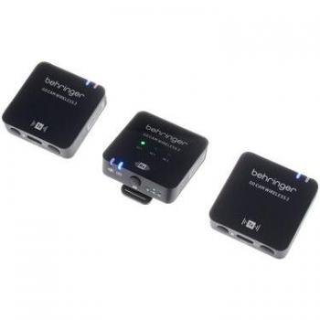 Sistema de Micrófono Inalámbrico Doble Behringer GO CAM 2 para Cámara
