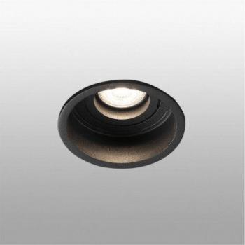 Foco empotrable negro Hyde con 1 bombilla de 5,5cm
