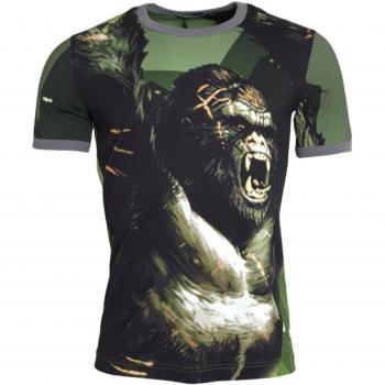 Dolce & Gabbana Green Animal Print T-Shirt - Female, Sizes: S and L
