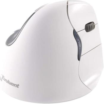 Evoluent Vertical - Ratón vertical para MAC Wireless, color blanco