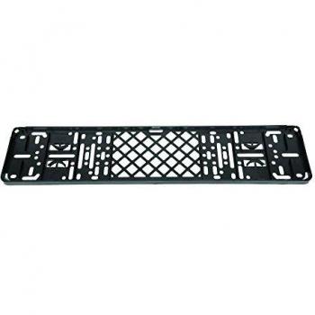 Portamatrículas Clip-On CARPOINT 1363004 con soporte negro