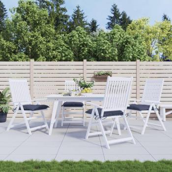 Cojines de palets de jardín 4 uds tela 50x50x7 cm Color Antracita, Gris, Crema y más Cojín Decorativo de Asiento Cojines para silla 4 uds tela Oxford azul