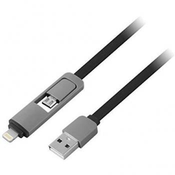 Adaptador de alimentacion USB 1LIFE 2in1 flat