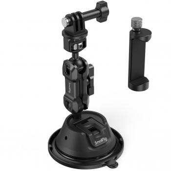 SmallRig 4275 Portable Suction Cup Mount Kit for Action Cameras and Smartphones
