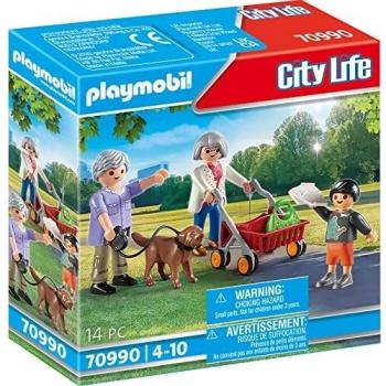 PLAYMOBIL - City Life, Abuelos y Nieto, a Partir de 4 años (70990